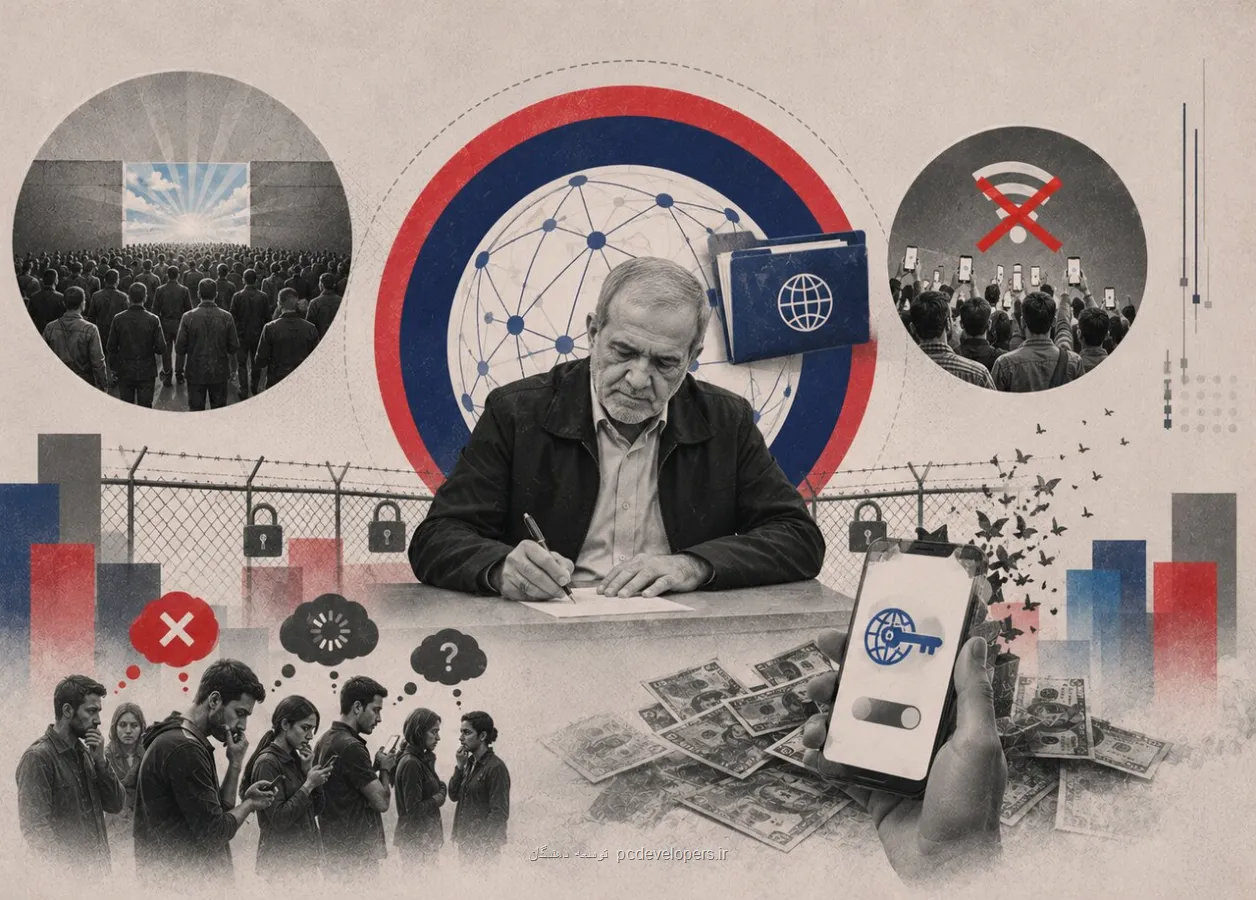 پایان 87 روز تلخ با دستور پزشکیان برای بازگشایی اینترنت بین الملل